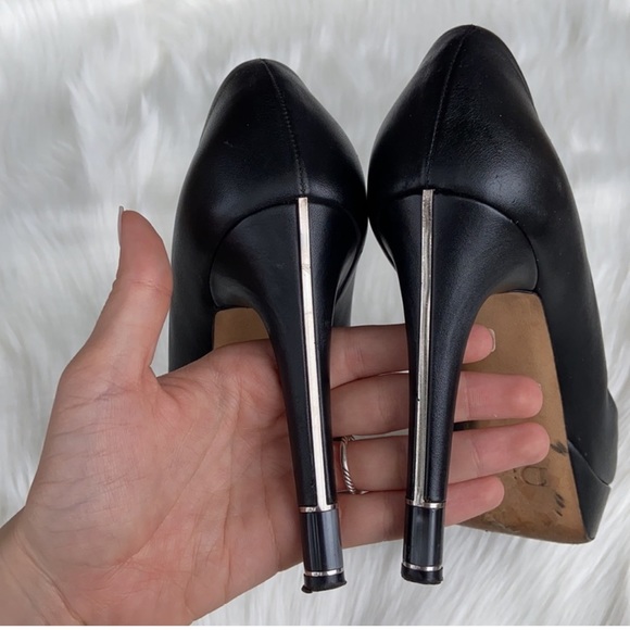 DIOR Black Leather • Silver Heels  sz. 8 / 8.5 - Picture 6 of 15